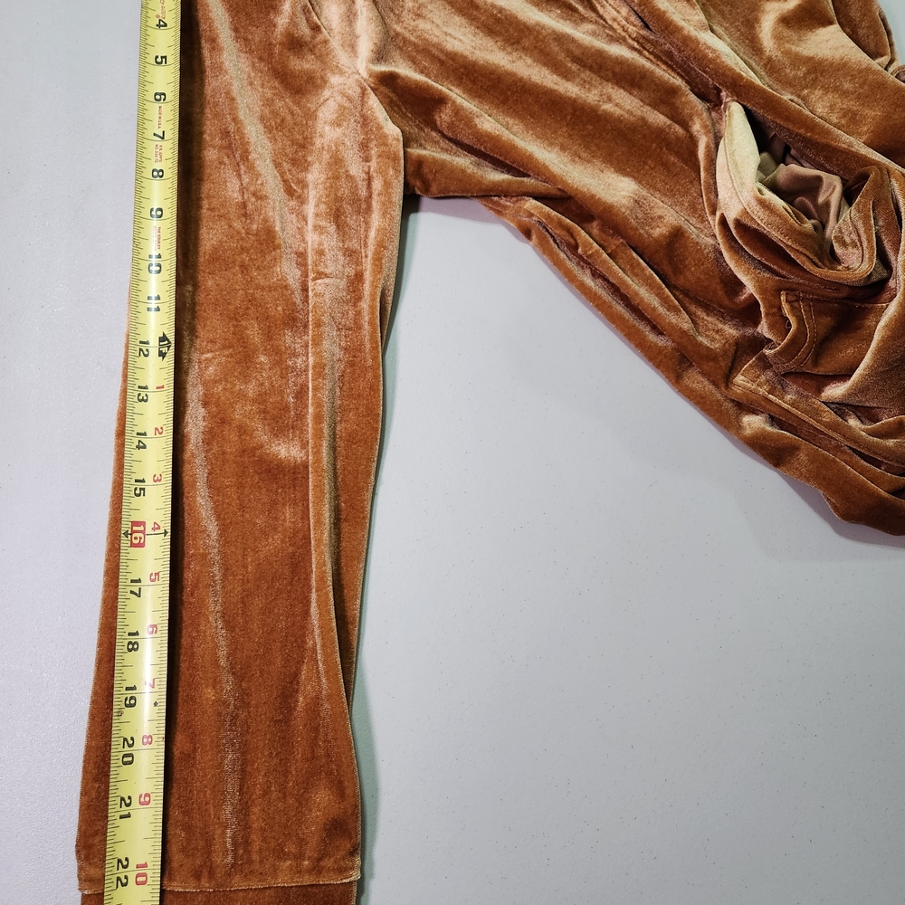 Vintage Brown Velvet Long Cardigan - Picture 5 of 5